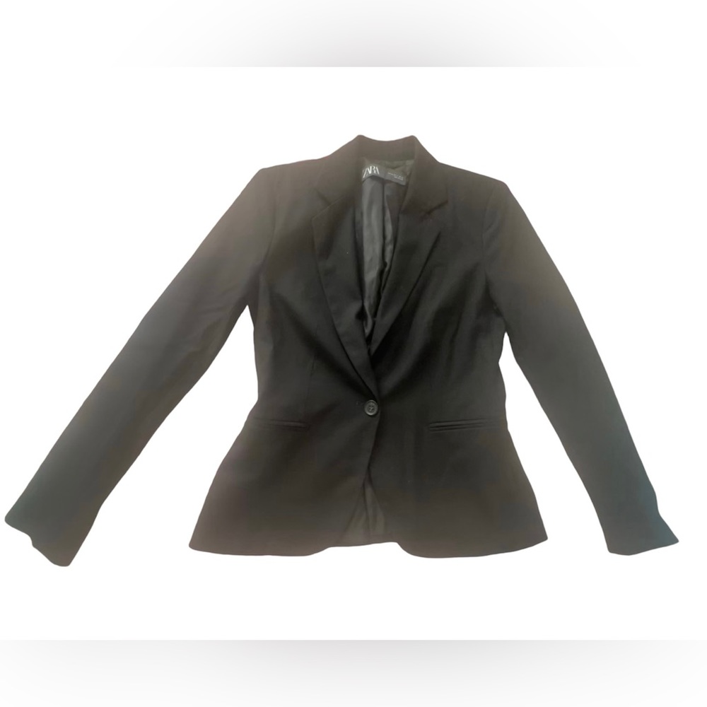 Black blazer suit top